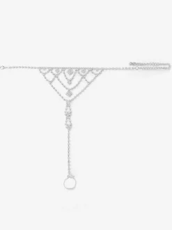 Bracelet de Cheville Cristal Classique Chaîne Tressée Plage Bijoux Femme Adulte Accessoires
