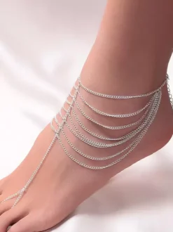 Bracelet de Cheville Métal Plage Bijoux Femme Adulte Accessoires