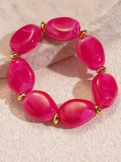 Bracelet rond style européen pour adulte et fille bijou décontracté au quotidien