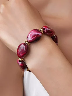 Bracelet rond style européen pour adulte et fille bijou décontracté au quotidien