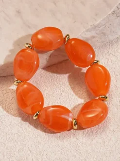Bracelet rond style européen pour adulte et fille bijou décontracté au quotidien