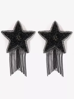Cache-tétons en dentelle soutien-gorge noir à paillettes Nubra cache-tétons étoiles strass pour une tenue décontractée au quotidien