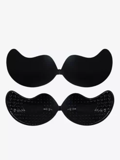 Cache-tétons de lingerie robe de bal sans bretelles boutons couleur chair fermeture avant invisibles rehausseur de mamelons