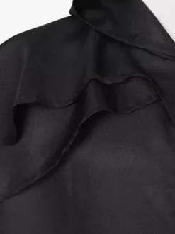 Cape à capuche noire unisexe médiévale gothique vampire costume Renaissance