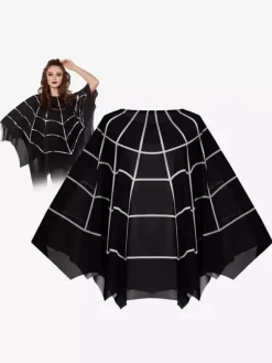 Cape d'araignée gothique d'Halloween accessoire de costume de vampire steampunk