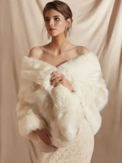Cape manteau poncho femme boléro de mariage