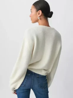 Cardigan basique en tricot à col ras du cou pour femme 2026