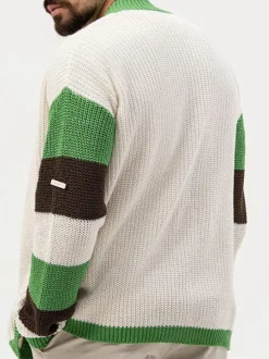 Cardigan Décontracté Pour Hommes Pulls Manches Longues Confortable Vert