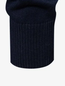 Cardigan Homme Pull Tricot Col Rabattu Hiver Noir Bleu