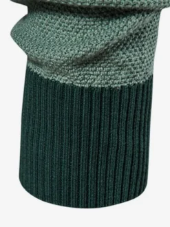 Cardigan Homme Pull Tricot Col Rond Automne Hiver Orange Gris Foncé