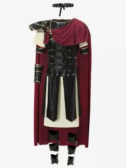 Carnaval Costumes Halloween Guerrier Romain Ancien Set Costumes de Fête