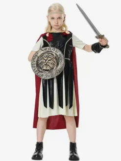Carnaval Costumes Halloween Gladiateur Enfant Armure Guerrier Romain Ancien Set