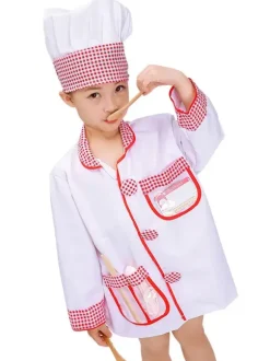 Carnival Baker Kids Cosplay Polyester Set Kids Cosplay Costumes Déguisements Halloween