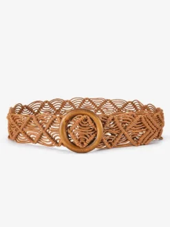 Ceinture bohème anneau découpé ceintures chics détaillées