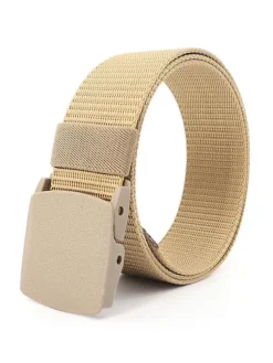 Ceinture Hommes Chic En Toile Bleu