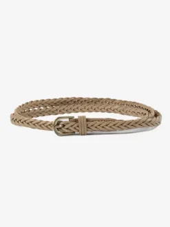 Ceinture élégante en cuir avec boucle en métal ceintures polyvalentes de couleur unie pour femmes
