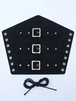 Ceinture noire Steampunk Accessoire de costume Vêtements vintage