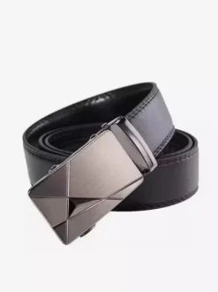Ceinture chic en cuir PU pour homme costume