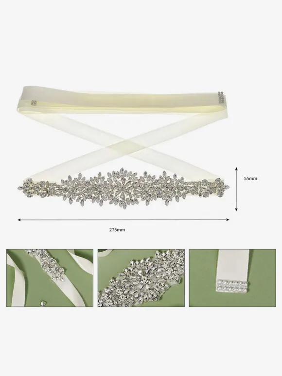Ceinture de perles pour robe de mariée
