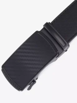 Ceinture En Cuir Pu À Carreaux Pour Hommes À La Mode