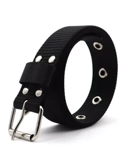 Ceinture Homme Nylon Chic Nylon Alliage de Zinc Ceinture Orange Décontractée Quotidienne