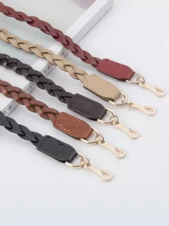 Ceinture élégante en cuir de vache tressé robes ceintures de chemise avec franges