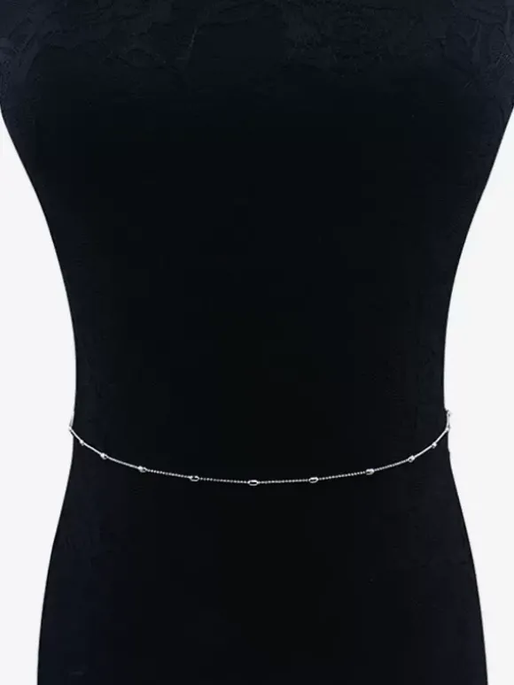 Chaîne de corps avec perles lien en boucle bikini vacances chaîne de ventre