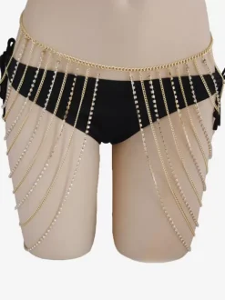 Chaîne de taille strass Resort Wear bijoux accessoires femmes adultes