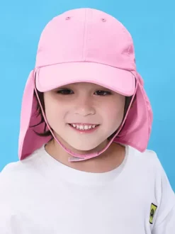 Chapeau Bob Enfant Polyester Athlétique Unisexe Chapeau de Soleil