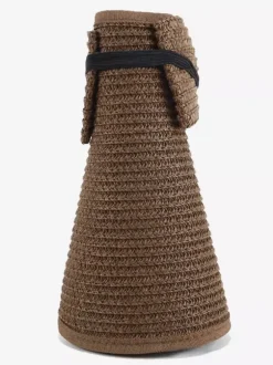 Chapeau de paille de plage vide protection solaire d'été chapeau de soleil pliable à large bord 2026