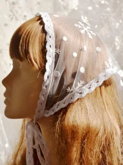 Chapeau Mignonne Lolita Accessoires Blanc Dentelle Couvre-chef Polyester Divers
