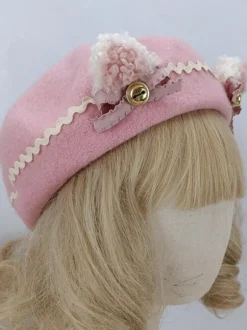 Chapeau Rococo Style Lolita Volants N艙uds Accessoire Polyester Lolita