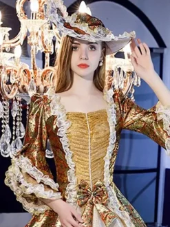 Chapeau Rétro Accessoires De Costume Royale En Polyester Pour Femmes