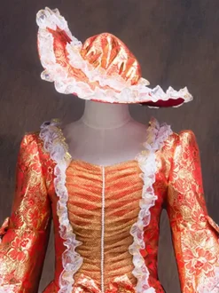 Chapeau Rétro Accessoires De Costume Royale En Polyester Pour Femmes