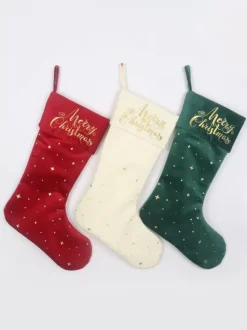 Chaussette Cadeau Arbre Accessoires Sabin de Noël Décoration Noël