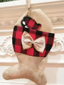 Chaussettes De Noël Animaux De Compagnie Décorations De Noël Sac Noël Cadeau Enfant