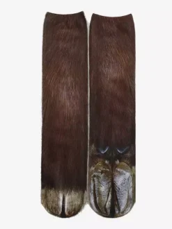 Chaussettes de yoga unisexes amusantes imprimées en 3D avec des animaux montantes jusqu'aux genoux