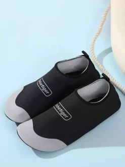 Chaussettes de plage imprimées avec semelle antidérapante pour femme 2026