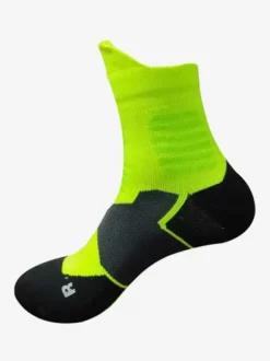 Chaussettes De Sport Épaisses Basket-Ball Sport Entraînement Blanches Respirantes Lot De 3 Paires Adultes Enfants