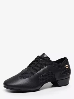 Chaussures de danse de salon pour femme à talons épais