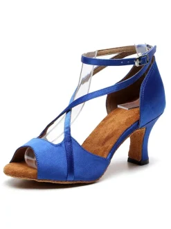 Chaussures de danse latine Chaussures de danse rouge