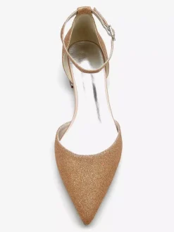 Chaussures de Mariage Plate Femme avec Bout Pointu Unicolore