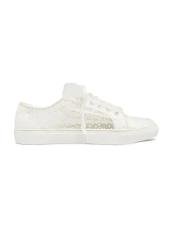 Chaussures De Mariée Transparentes Baskets Plates Femmes Mariage En Dentelle