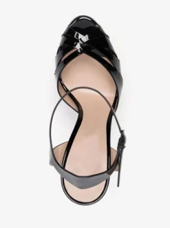 Chaussures femme plateforme talon haut sandales boucle régalable