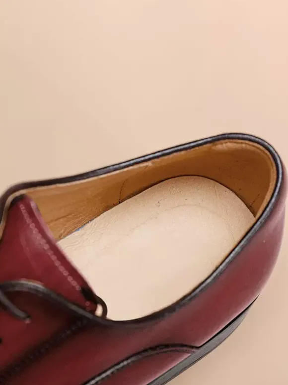 Chaussures habillées en cuir pour hommes chaussures derbies formelles à bout pointu idéales pour le bureau et le bal de promo