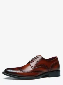 Chaussures habillées pour hommes chaussures Oxford classiques à lacets et bout golf