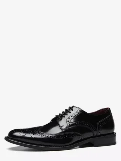 Chaussures habillées pour hommes chaussures Oxford classiques à lacets et bout golf