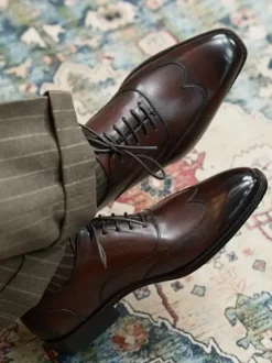 Chaussures habillées pour hommes Chaussures de mariage formelles à bout rond Brogue