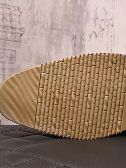 Chaussures habillées pour homme en cuir PU à bout rond de qualité