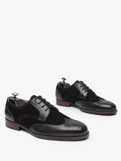 Chaussures habillées pour hommes Chaussures de mariage formelles en cuir à bout rond de qualité
